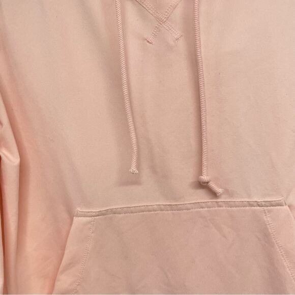 Nike Dri Fit Peach Lightweight Hoodie Pullover Sweater Womens S Boxy Fit Running - Picture 5 of 7